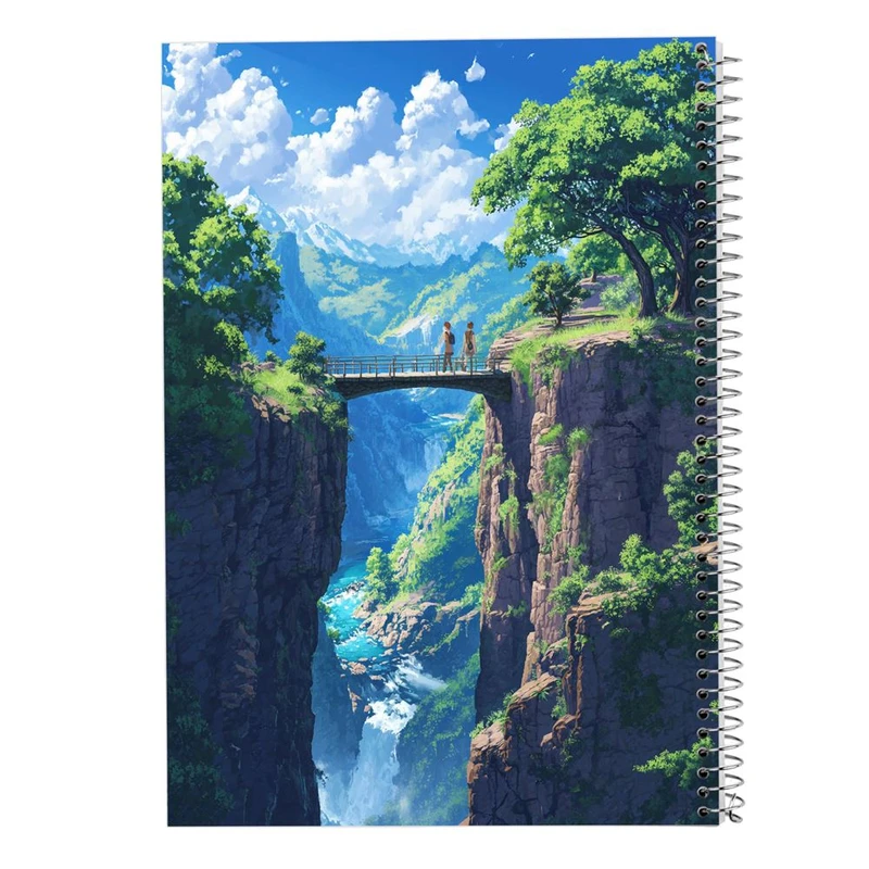 دفتر ژورنال نویسی 50 برگ مدوپد مدل نقطه ای طرح طبیعت کد DF15386