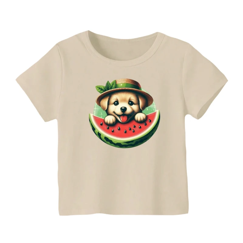 تی شرت آستین کوتاه بچگانه مدل سگ یلدایی کد 3