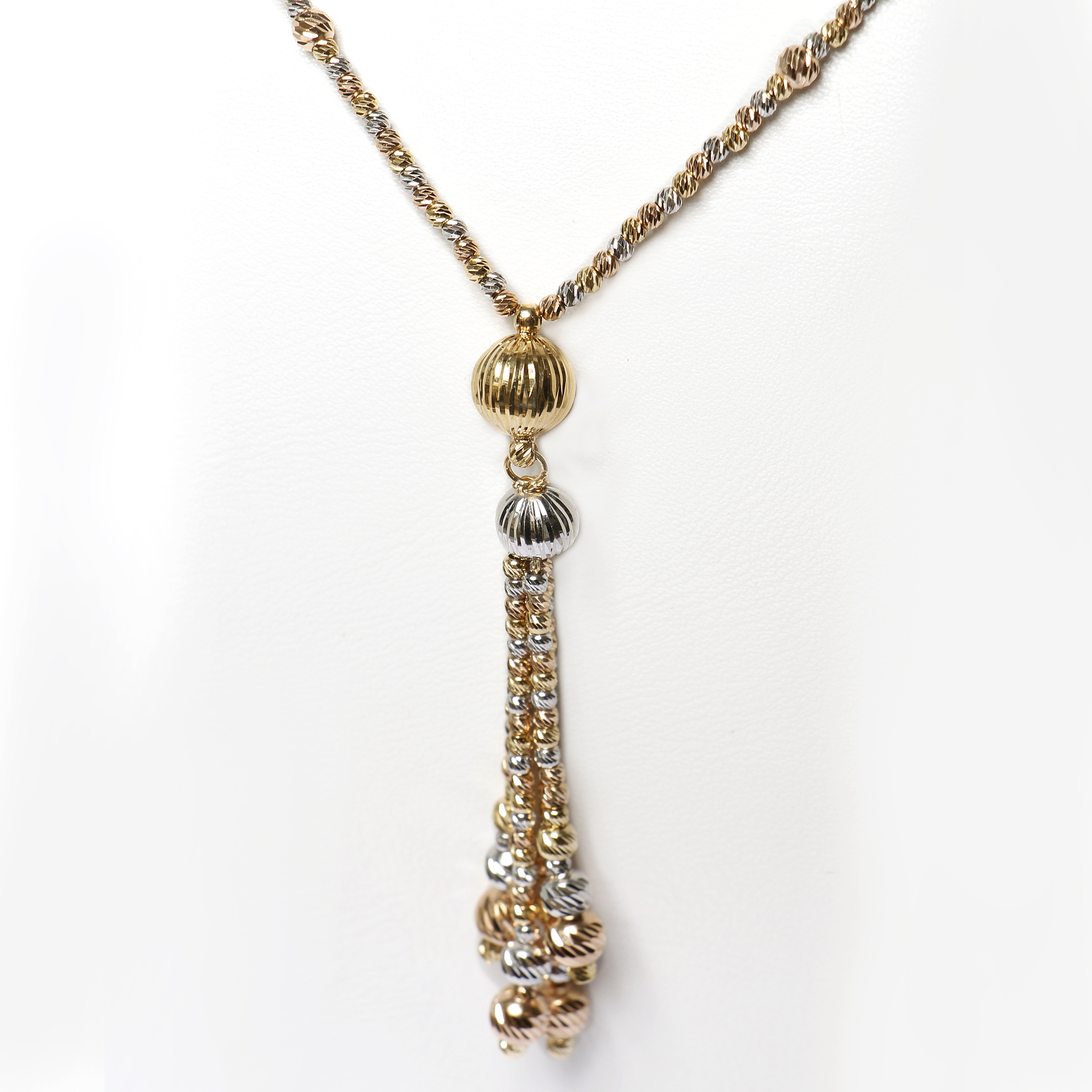 نیم ست طلا 18 عیار زنانه مدل البرنادو