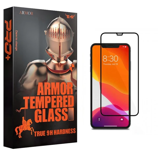 محافظ صفحه نمایش سرامیکی آرمور مدل BGR مناسب برای گوشی موبایل اپل iPhone 11