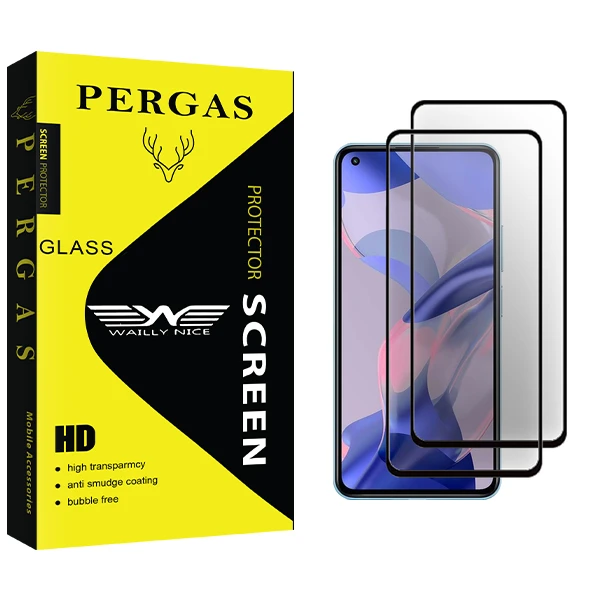 محافظ صفحه نمایش سرامیکی وایلی نایس مدل Pergas Glass مناسب برای گوشی موبایل شیائومی 11 Lite 5G NE 2109119DG بسته دو عددی