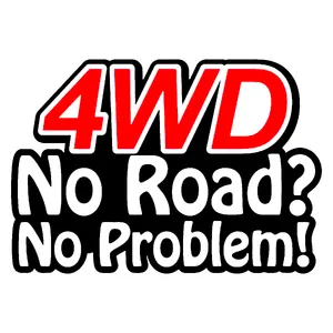 برچسب بدنه خودرو مدل 4wd 