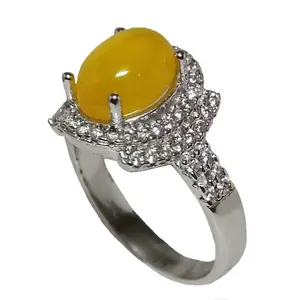 انگشتر نقره زنانه مدل عقیق شرف الشمس SHW6017