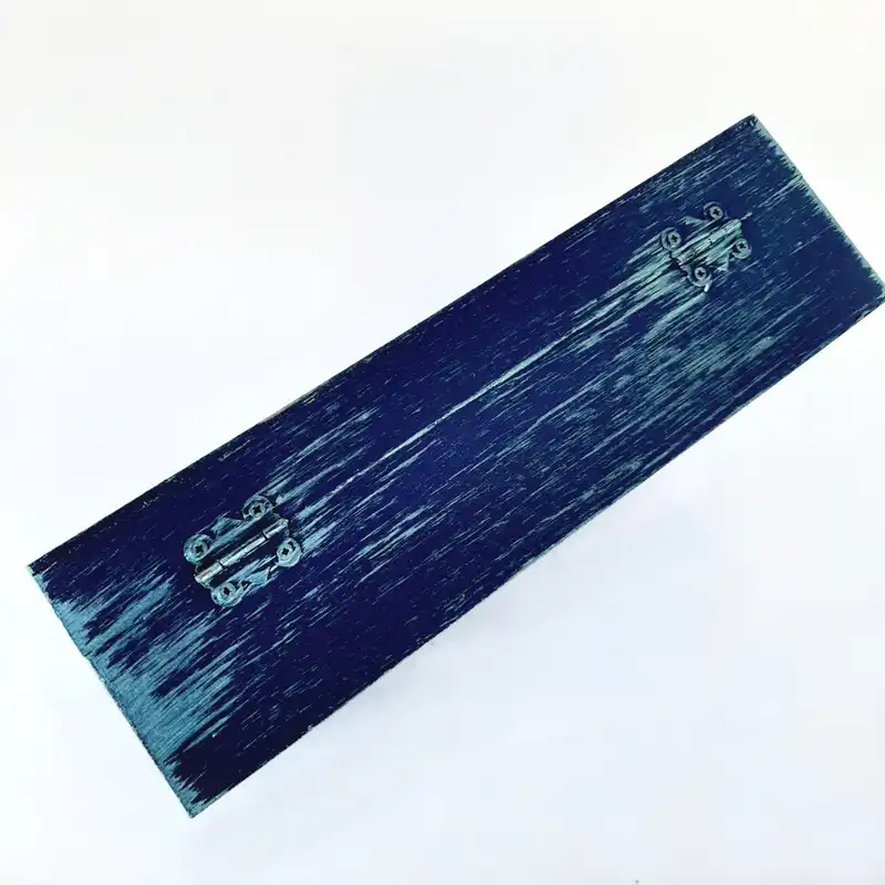 جعبه هدیه چوبی مدل هنری طرح قالی کد WB220