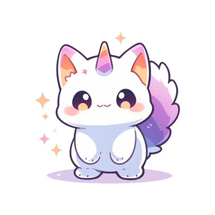 استیکر پارچه و لباس پاد آفرین مدل گربه  کیوت کد 763