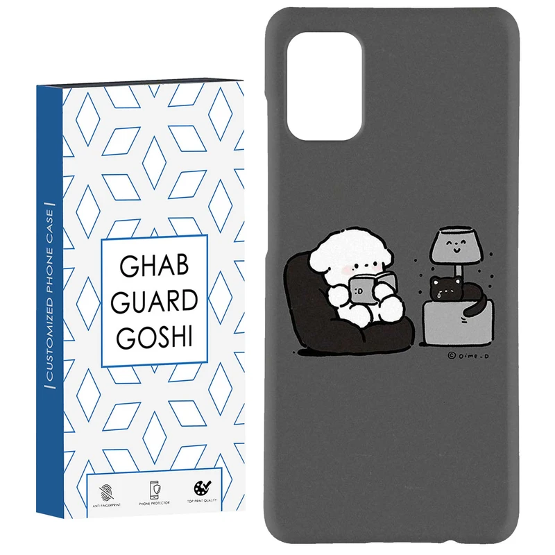 کاور قاب گارد گوشی طرح خرسو گربه کد Dimo-849 مناسب برای گوشی موبایل سامسونگ Galaxy A51