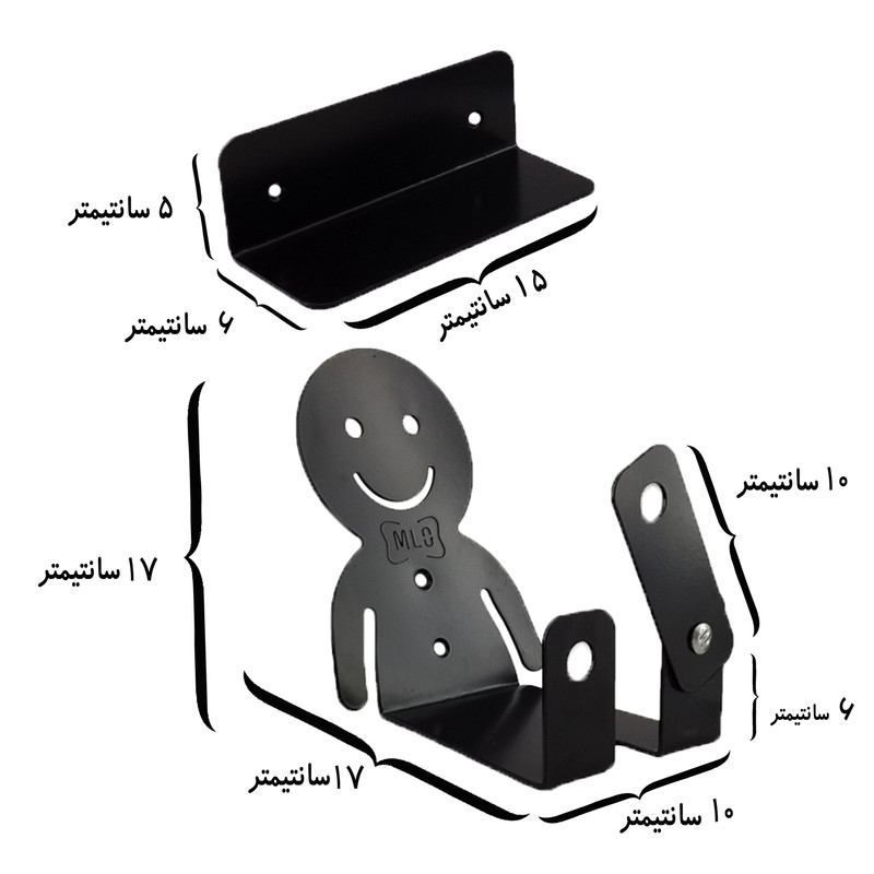 جک دوچرخه مدل آدمک کد KMU43