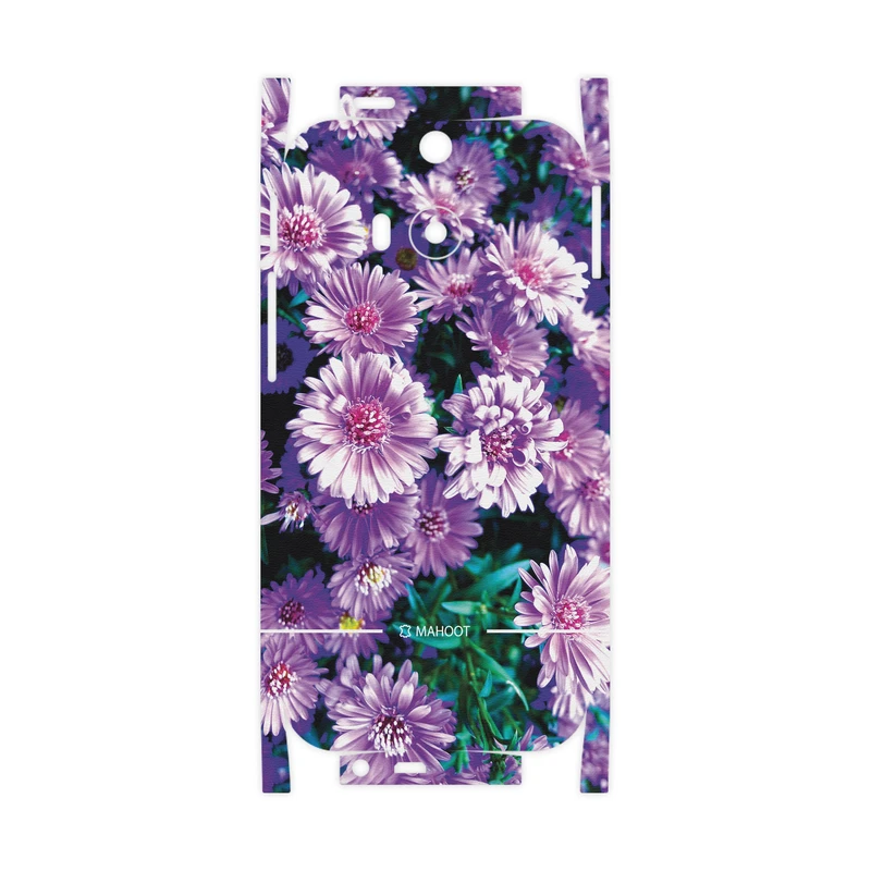 برچسب پوششی ماهوت مدل Purple-Flower-FullSkin مناسب برای گوشی موبایل اچ تی سی One M8