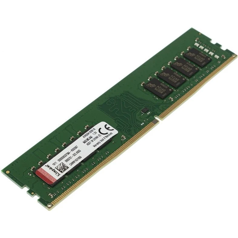 رم دسکتاپ DDR4 تک کاناله 2666 مگاهرتز CL19 کینگستون مدل KVR26N19S8/16 ظرفیت 16 گیگابایت