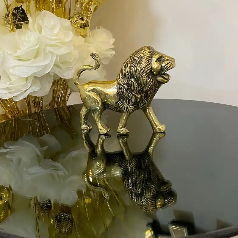 مجسمه برنجی مدل شیر کد 2616