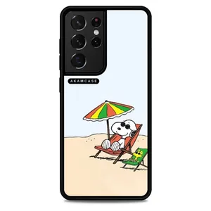 AKAM AMCWSGS21U-SNOOPY8 Cover For Samsung Galaxy S21 ULTRA