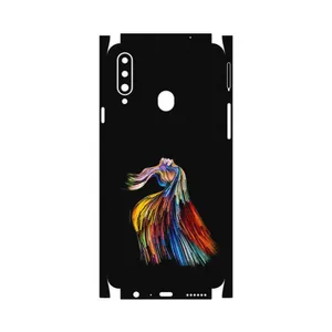 MAHOOT Rainbow Hair Digital Art-FullSkin Cover Sticker for Samsung Galaxy A20s