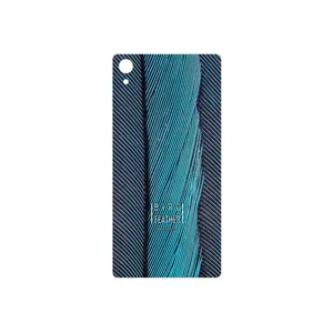 MAHOOT Turquoise feathers Cover Sticker for Sony Xperia Z2