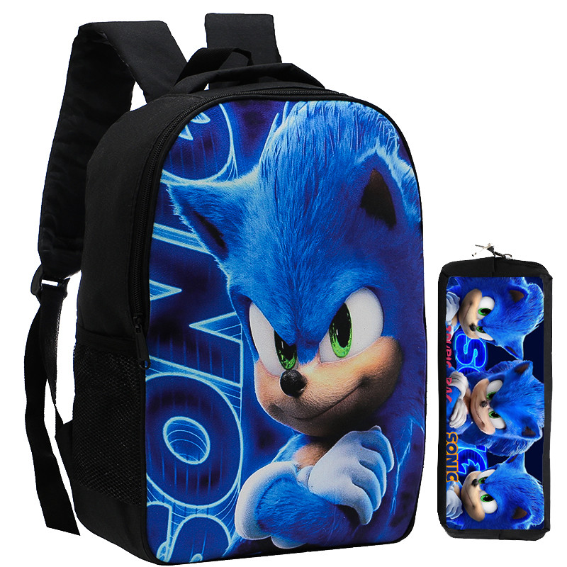 کوله پشتی مدل sonic-150030 به همراه جامدادی