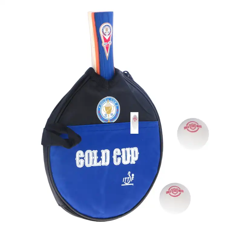 راکت پینگ پنگ گلد کاپ مدل کیفی کد 001 به همراه توپ