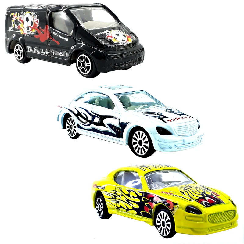 ماشین بازی دنیای سرگرمی های کمیاب مدل ست اسپرت 2 مجموعه 3 عددی