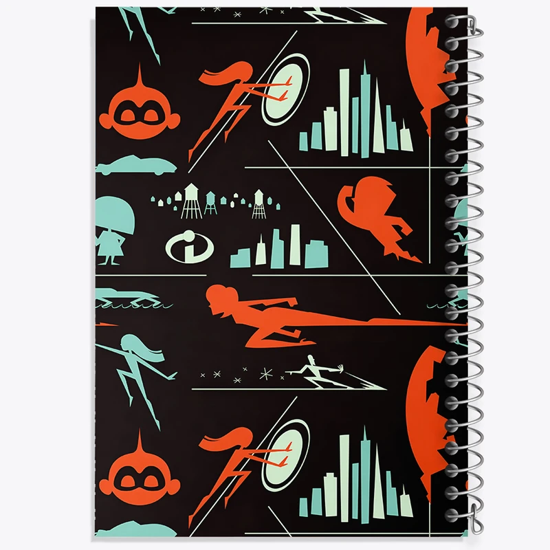 دفتر لیست خرید 50 برگ خندالو طرح شگفت انگیزان (The Incredibles) کد N3247