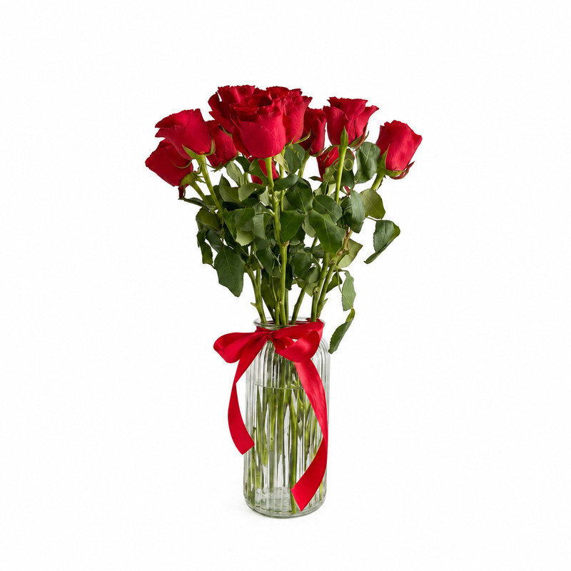 دسته گل رز طبیعی مدل جارگل