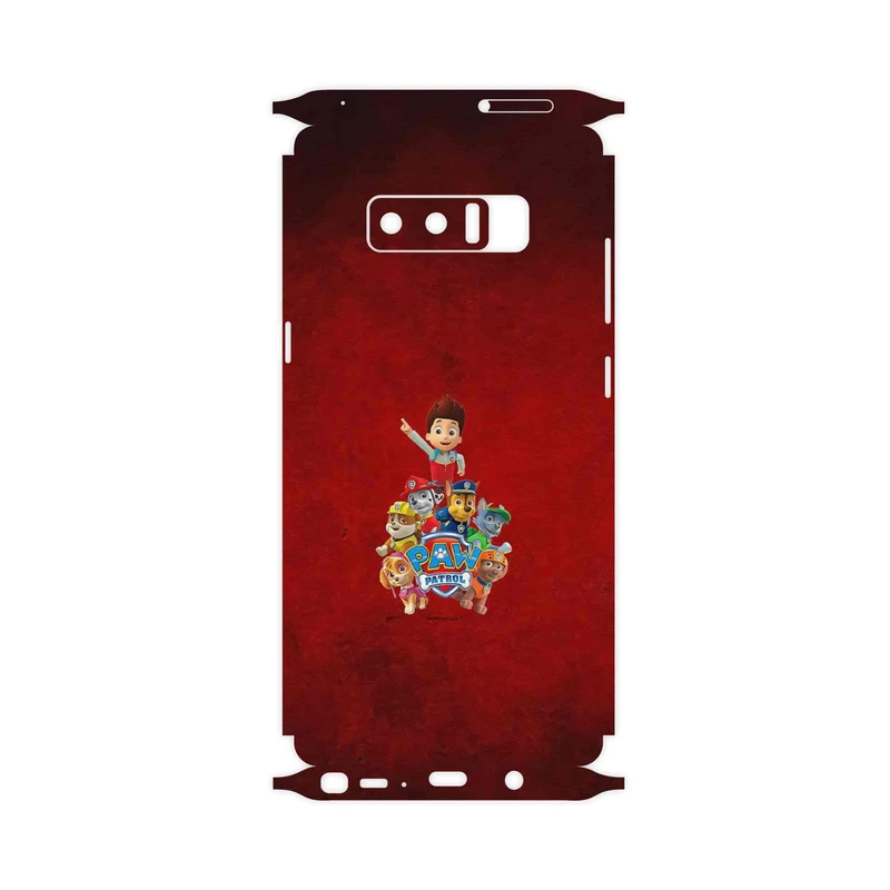 برچسب پوششی ماهوت مدل Paw Patrol-FullSkin مناسب برای گوشی موبایل سامسونگ Galaxy Note 8