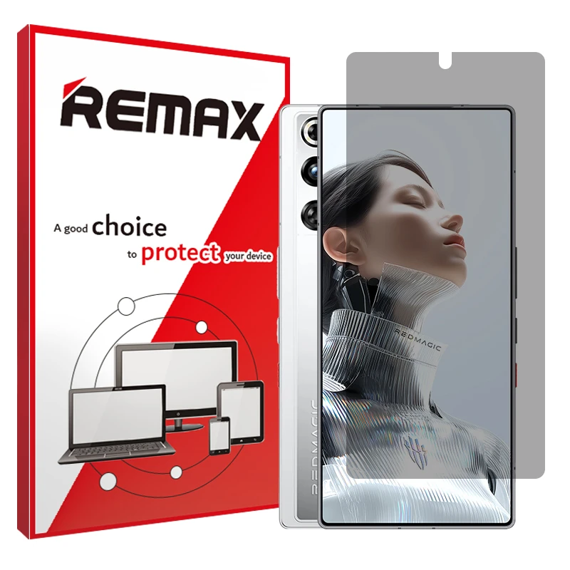 محافظ صفحه نمایش حریم شخصی ریمکس مدل هیدروژلی مناسب برای گوشی موبایل زد تی ای nubia RedMagic 11 Pro (China)