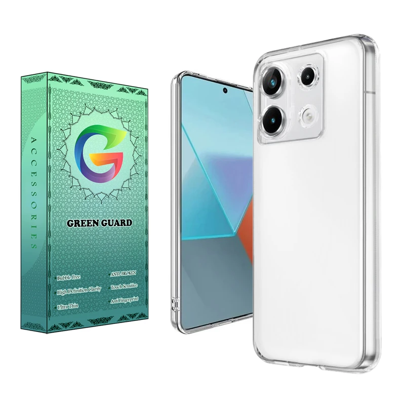 کاور گرین گارد مدل Transparent مناسب برای گوشی موبایل شیائومی Poco X6 / Redmi Note 13 Pro 5G