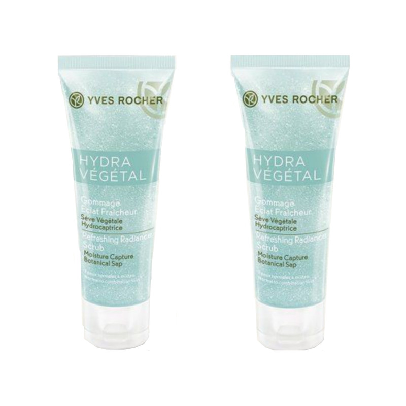 اسکراب لایه بردار صورت ایو روشه سری Hydra Vegetal حجم 30 میلی لیتر مجموعه 2 عددی اسکراب لایه بردار صورت ایو روشه سری Hydra Vegetal حجم 30 میلی لیتر مجموعه 2 عددی