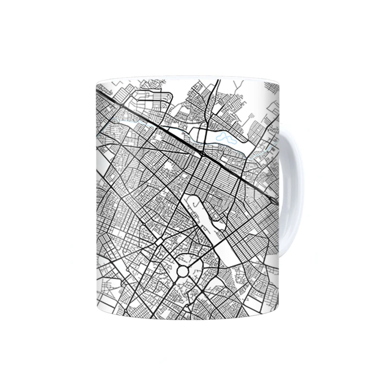 ماگ ترمه طراحان ایده مدل نقشه شهر مشهد کد map0514