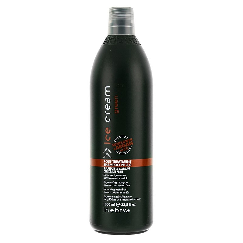 شامپو مو آیس کریم مدل Green Argan حجم 1000 میلی لیتر
