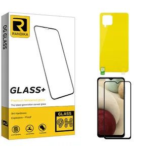 Randika Rika  Screen Protector For samsung a42 With Back Protector