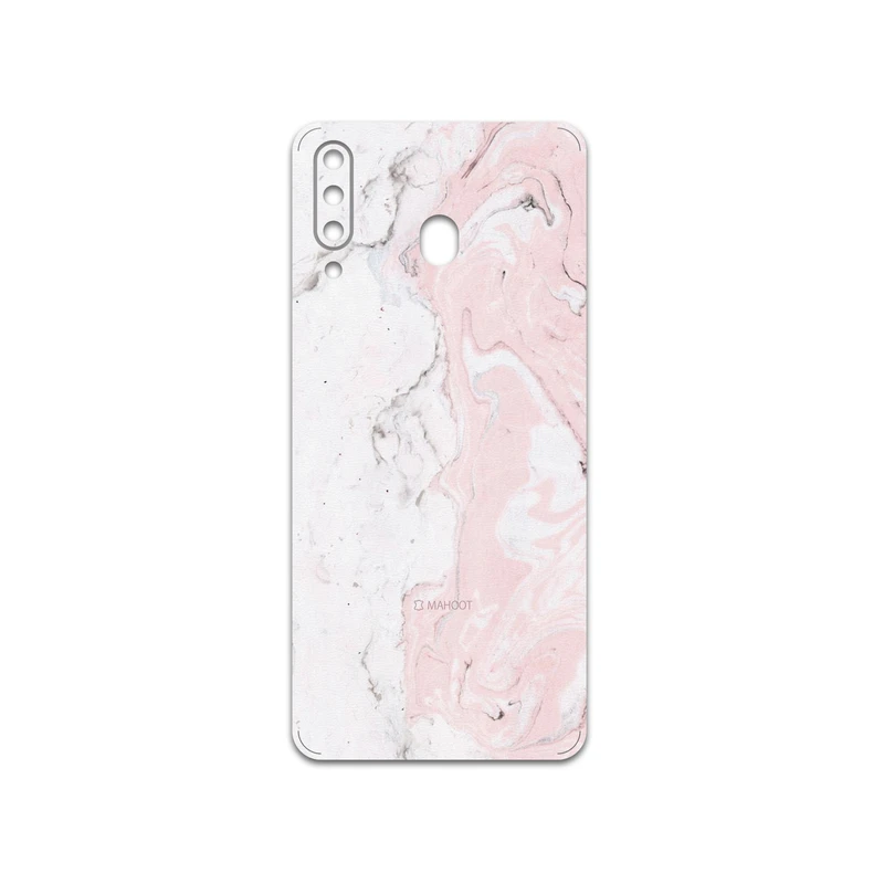 برچسب پوششی ماهوت مدل Blanco-Pink-Marble مناسب برای گوشی موبایل سامسونگ Galaxy M30