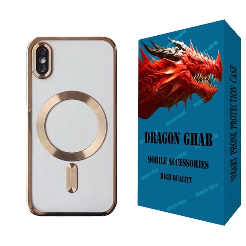  کاور دراگون قاب مدل مگ سیف طرح LUX مناسب برای گوشی موبایل اپل iPhone XS