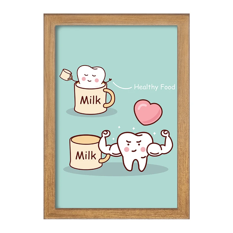 تابلو خندالو مدل دندان و دندان پزشکی کودکانه کد 36768