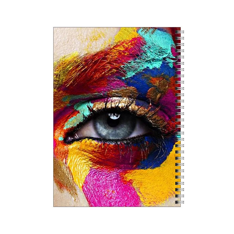 دفتر مشق 80 برگ بامبیلیپ طرح چشم و رنگ کد 1698800