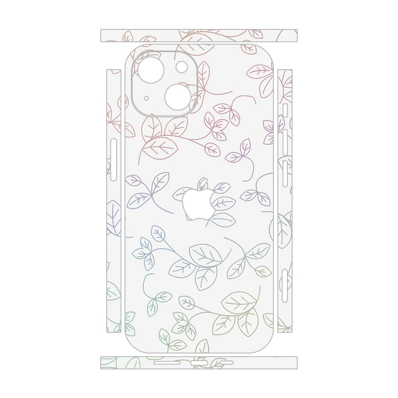 برچسب پوششی ریمکس مدل Clea طرح برگ مناسب برای گوشی موبایل اپل iPhone 13