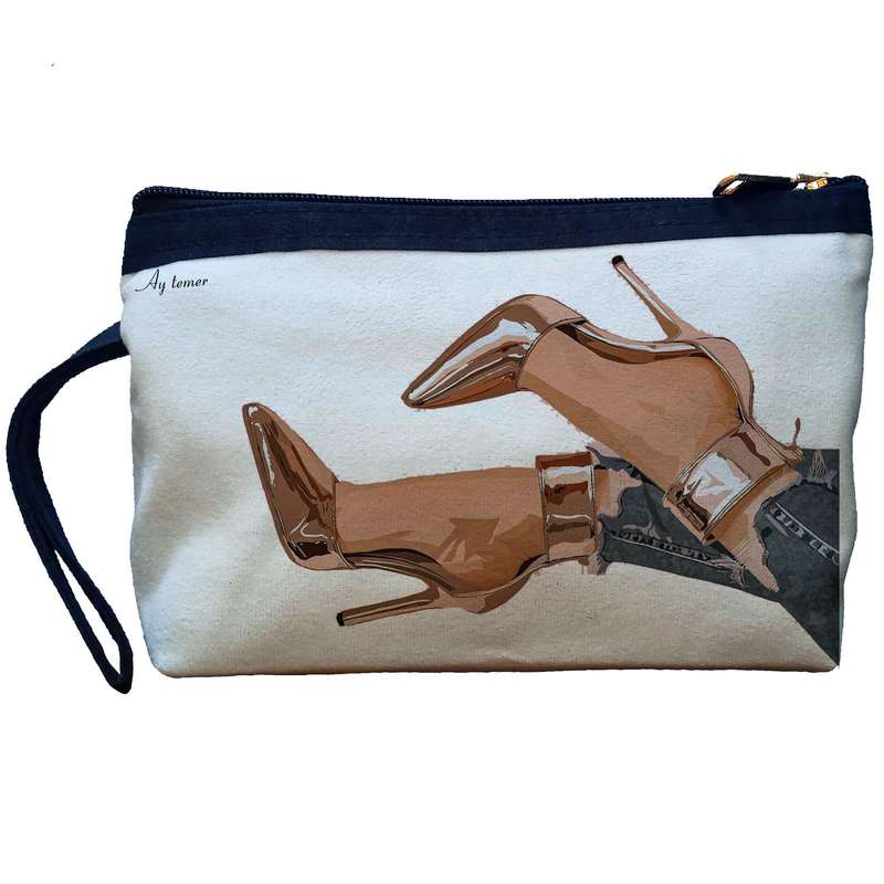 کیف لوازم آرایش زنانه آی تمر مدل لاکچری کد 138