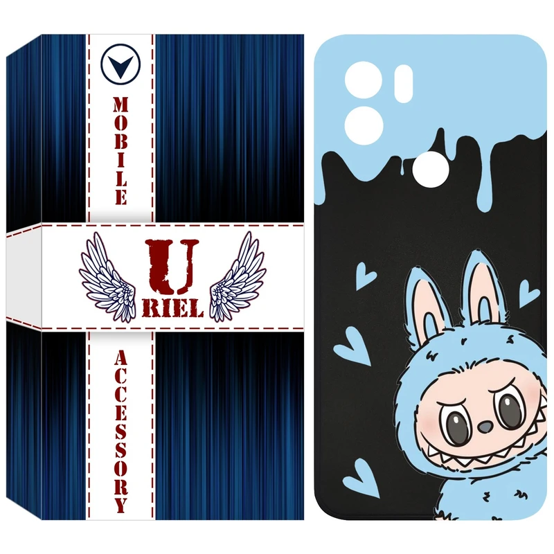 کاور یوریل قاب مدل KSH کد 131 طرح عروسک لبوبو مناسب برای گوشی موبایل شیائومی Redmi A1 Plus / A2 Plus / Poco C50