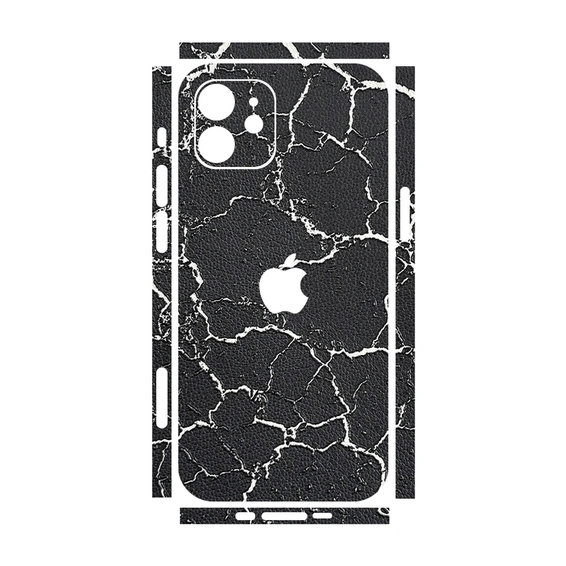 برچسب پوششی ریمکس مدل Leth طرح رعد و برق مناسب برای گوشی موبایل اپل iPhone 12
