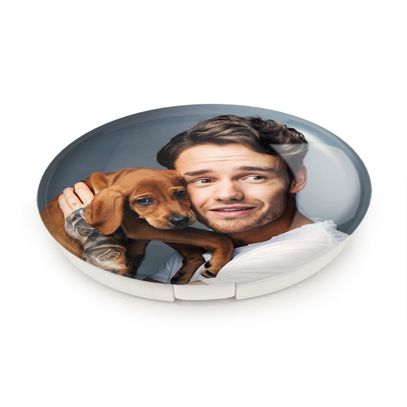 آینه جیبی خندالو طرح لیام پین گروه موسیقی وان دایرکشن One Direction مدل تاشو کد 18979