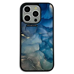 AKAM AMC-WA15PRO-MARBLE-38 Cover For Apple iPhone 15 Pro