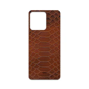 MAHOOT Brown-Snake-Leather Cover Sticker for Honor Play 10