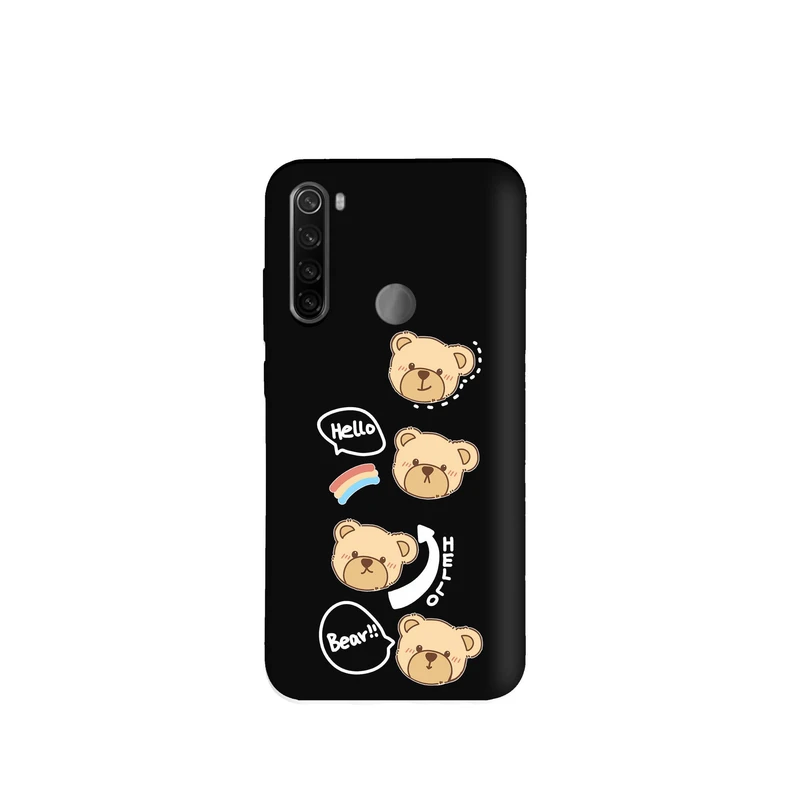 کاور طرح خرس بیر کد m2767 مناسب برای گوشی موبایل شیائومی Redmi Note 8