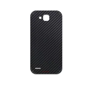 MAHOOT Black-Carbon-Fiber Cover Sticker for Honor 3X G750