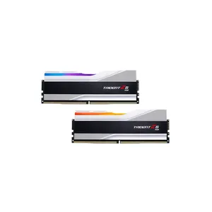 رم دسکتاپ DDR5 دوکاناله 5200 مگاهرتز CL40 جی اسکیل مدل  TRIDENT Z5 RGB  SILVER ظرفیت 32 گیگابایت 