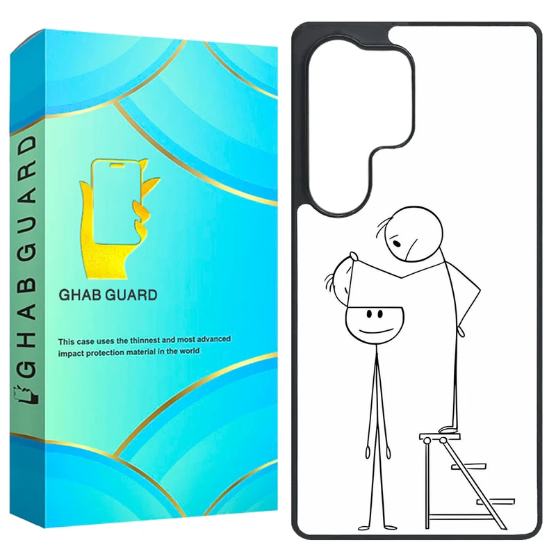 کاور قاب گارد طرح بی مخ مدل GS25U مناسب برای گوشی موبایل سامسونگ Galaxy S25 Ultra 