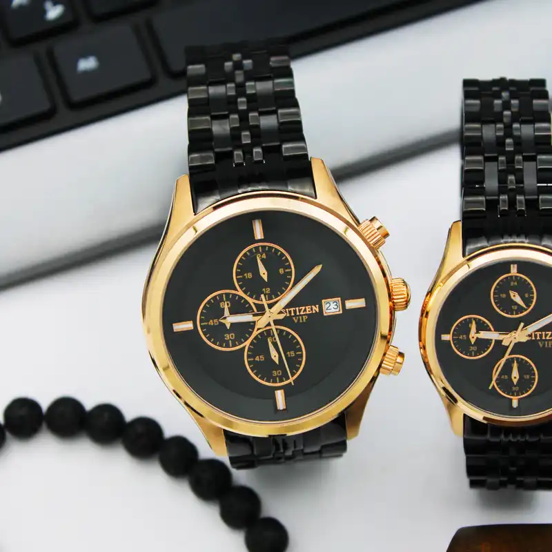 ست ساعت مچی عقربه ای زنانه و مردانه  مدل 5567