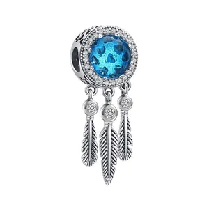 آویز گردنبند و دستبند نقره زنانه پاندورا مدل Dreamcatcher Bead