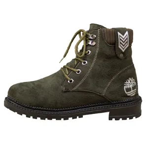 نیم بوت زنانه تیمبرلند مدل ساقدار رنگ سبز