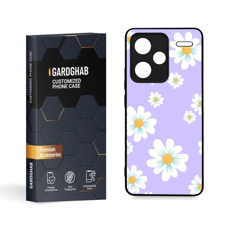 کاور گارد قاب مدل گل مناسب برای گوشی موبایل شیائومی Redmi Note 13 Pro Plus 5G