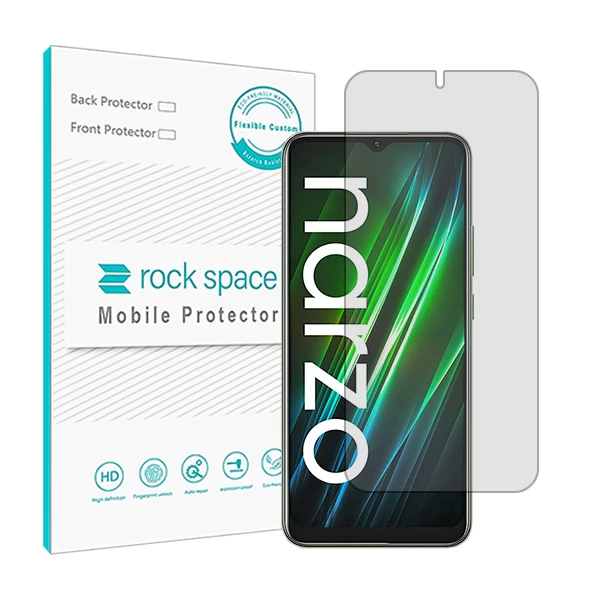 محافظ صفحه نمایش شفاف راک اسپیس مدل HyGEL مناسب برای گوشی موبایل ریلمی Narzo 50i Prime
