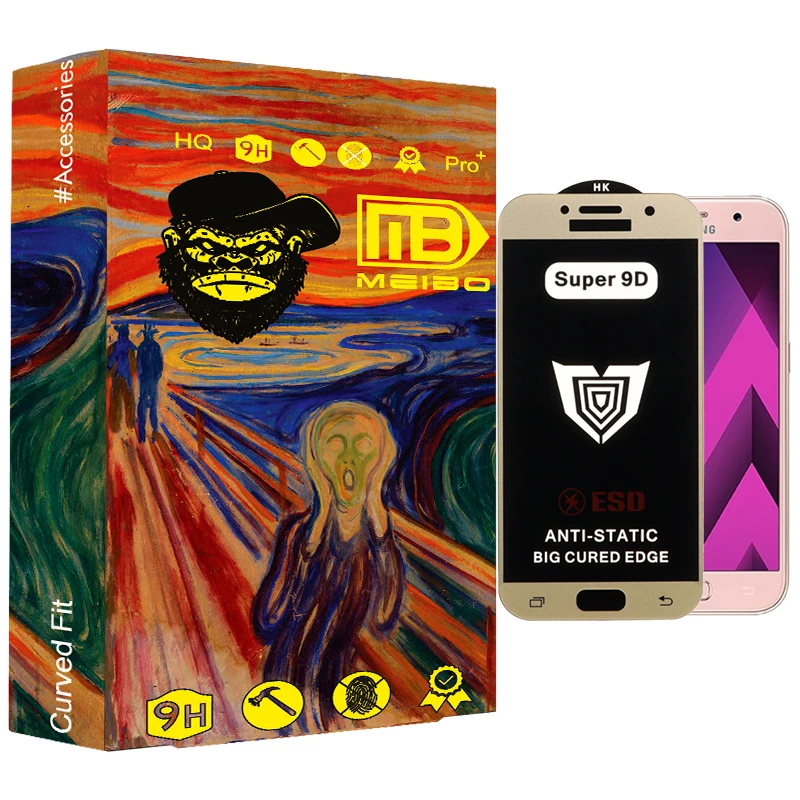 محافظ صفحه نمایش میبو مدل Super9D Matrix 007 مناسب برای گوشی موبایل سامسونگ Galaxy a520 / a5 2017